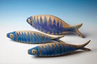 Photo of Three Blue Fish