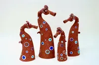 Photo of Group of red seahorses
