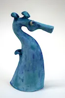 Photo of SCC013, Small Barium Blue Seahorse