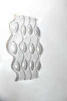 Photo of SCC051, Flat White Carved Form Suitable For Wall Piece.